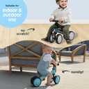 Retrospec Cricket Baby Walker Balance Bike with 4 Wheels for Ages 12-24 Months - Toddler Bicycle Toy for 1 Year Olds - Ride On Toys for Boys and Girls - One Size (Sunflower)