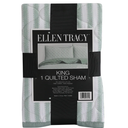 Ellen Tracy™ Stripe Single King Quilted Sham - Green