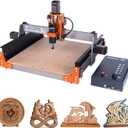 FoxAlien Masuter 3S CNC Router Machine with NEMA 23 Closed-Loop Stepper Motor, 400W Spindle 3 Axis Engraving Milling Machine for Wood Acrylic Aluminum Carving Cutting