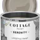 Serenity Silk All-in-One Mineral Chalk Paint for Furniture, Home Decor, Cabinets and DIY Crafts - Built-in Topcoat - (16oz, Horned Owl)