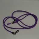 LISEN 240W Chubby USB C to USB C, 4 in 1 Charging Cable (6.6FT) with Light, USB A/C to C/L Multi Charging Cable for iPhone 16 15 14 Pro Max/MacBook/iPad Pro/SamSungS24, Purple