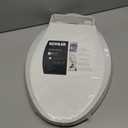 KOHLER CACHET NIGHTLIGHT Q3 PB TOILET SEAT, Non Ready Latch, Round, BISCUIT