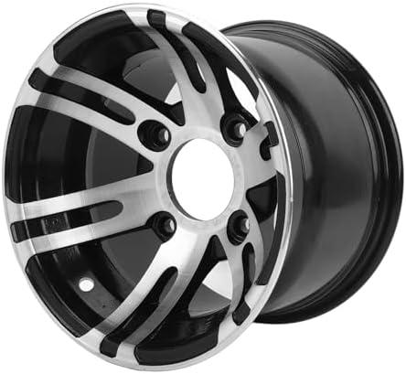 10 Inch ATV Wheel Rim, High Strength Aluminum Alloy ATV Wheel Rim, Universal for ATVs, Karts, Quad Bikes (Rear Wheel)