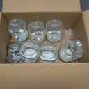 DaYammi Mason Jars with Lids and Straws, 6 Pack 16 Oz Glass Cups for Cold Beverages, Juice, Smoothies, Iced Coffee, Cocktails Leak-Proof Drinking Glasses with Sealed & Straw Lids, Clear