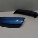 Pair Gloss Metallic Blue Mirror Caps Cover Compatible with GMC Chevrolet Silverado Sierra 1500 2014-2018/2500 HD 3500 HD 2015-2018 Pick up Replacement for 22919757,22919758.