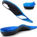 Plantar Fasciitis Insoles, High Arch Support Shoe Inserts Men Women, Orthotics Gel Running Insoles for Flat Feet - Arch Pain - Pronation - Metatarsalgia Pain Relief Heavy Duty Support (Trim to Fit) L (Men 10-12/Women 11-13)