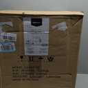 Amazon Basics 12 Sheet High Security Micro Cut Paper, Credit Card and CD Shredder with 6 Gallon Easy Emptying Bin, Casters, Black
