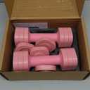 Zempox Adjustable Dumbbell Set of 2, 4 in 1 Free Weights Dumbbells Set for Women, Hand Weights for Women at Home, Each 2lb 3lb 4lb 5lb with TPU Soft Rubber Handle for Home Gym Exercise Training (Pink)