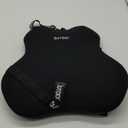 QUTOOL Lumbar Support Pillow for Car, Truck Accessories Travel Essentials, Memory Foam Back Cushion for Driving Seat, Back Pain Relief, Washable Cover, Lower Back Support Fits Most Cars(Black)