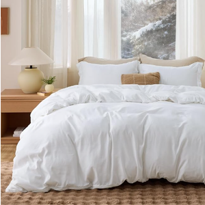 Click to see full view
4+
10 VIDEOS
	
	
Bedsure Duvet Cover California King Size - Soft Double Brushed Bedding Set for Kids & Adults, Zipper Closure, 3 Pieces, Includes 1 Duvet Cover
 116in x 98in, White