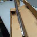Ivilon Drapery Window Curtain Rod - Knob Design, 1 Inch Rod, 48 to 86 Inch. Satin Nickel