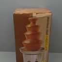 Chocolate Fountain, 4 Tiers Electric Melting Machine Chocolate Fondue Fountain Set with 6pcs Stainless Steel Forks, 4-Pound Capacity for Nacho Cheese, BBQ Sauce, Ranch