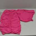 HESUUIO Women's Sexy Two Piece Skirt Set Mesh Off Shoulder Bodycon Ruched Midi Cocktail Party Dress Club Outfit (Medium)