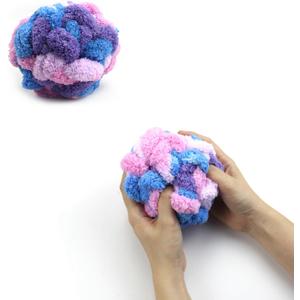 Sensory Fidget Ball for Anxiety Relief and Alzheimer's Dementia - Squeezeable Fidget Ball for Alzheimer's Dementia, Autism, ADHD, Bouncy Ball for Skin Pickers and Special Needs (Blueberry)