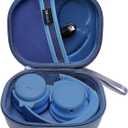 Headphones Case Compatible with Bose QC Ultra, QuietComfort, QC 35,QC 35 II, QC 45, QC45 SE, QC SE Over Ear Wireless Noise Cancelling Headphones, Blue Travel Storage Bag