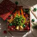 Tioncy Christmas Mistletoe Decor Artificial Kissing Balls Ornaments with Velvet Bows Berries Hanging Bells 5 Inches Hanging Mistletoe Decoration for Xmas Tree Holiday House Doorway Ceiling Light Decor