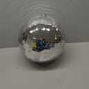 Disco Ball - 12 Inch Mirrored Discos Balls, Large Disco Bal, Rotating Ball for Party Designs, Weddings, Home Decor, Silver Hanging Discos Balls.
