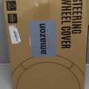 Skechers Steering Wheel Cover, Memory Foam Car Steering Wheel Cover,14.5-15inch Anti-Slip Safety Comfortable Desgin, Universal Accessory for Diverse Cars, Truck,SUV (Black & Yellow)