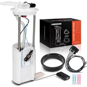 A-Premium Electric Fuel Pump Module Assembly Compatible with Chevy, GMC Pickup Vehicles - 4.3L, 4.8L, 5.3L, 6.0L, 8.1L - Silverado 1500 2500 3500, Sierra 1500 2500 3500-1999-2004 - Replace# E3500M