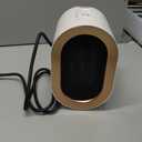 Indoor Electric Portable Space Heater, 1200W Personal Desk Heater, Fast Quiet Heating Ceramic for Large Room,Bedroom and Office Use (White)