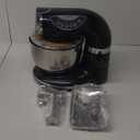 Aifeel Stand Mixer, 8.5QT+ 6QT Two Stainless Steel Bowls Electric Food Mixer, 7 in 1 Multifunctional Kitchen Mixer with Dough Hook, Whisk, Beater, Meat Grinder,Pasta & Cookie Maker-Black