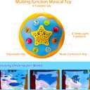 Baby Toys 6 to 12 Months Musical Light Up Tummy Time Infant Toys 3-6 7 8 9 12-18 Months Crawling Ocean Rotating Projector Baby Gifts for 1 2 3 Year Old Boy Girl Birthday Toddlers Kids, Medium, Small