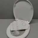 Round Toilet Seat 16.5" - Soft Close, Durable PP Toilet Lid, Easy Installation & Removal, Fits Most Toilet Bowl Seat (Round 16.5'')