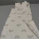 Duomiaomiao 2.5 TOG Toddler Sleep Bag 100% Cotton Four Season Side Open Zipper Baby Sleep Sack with Feet, Breathable Toddler Wearable Blanket, Size L