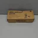 Muezna Men's Non-Slip Yoga Socks, Anti-Skid Pilates, Barre, Bikram Fitness Hospital Slipper Socks with Grips (9-11, Black+coffee+navy+grey - 4 Pairs)