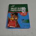 Uinkit 100 Sheets Inkjet Photo Paper Glossy 8.5x11 48lb 180Gsm Professional Photographic Paper Letter Size 8.5Mil Instant Dry Suitable for All Ink Printers