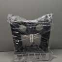 Delxo 16 Inch Folding Step Stool,Foldable Stool for Adults with Safety Lock,Portable Collapsible Plastic Stepstool,Non Slip Folding Stools for Kitchen Bathroom Bedroom Up to 400LBS,(Black 1PC)