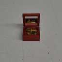 Wind-Up Wooden Music Box with Gold-Plating Movement in,Over The Rainbow, Rosewood