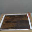 COMHOMA 6 Wood Cube Storage Organizer with Open Back and Removable Back Panels, 11In Brown Cube Storage Bookshelf, Cubicle Shelf Bookcase for Home Office Bedroom Living Room, Vertical or Horizontal