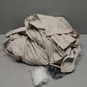 102 Inch Long Curtains Pinch Pleat Linen Curtains for Living Room Bedroom 2 Panels Natural Cream Light Filtering Privacy Neutral 102 Inch Pleated Drapes Hooks Rings Back Tab for Window Sliding Door