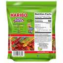 HARIBO Gummi Candy, Twin Snakes Sweet & Sour Gummy Candy, 8.3 Ounce Resealable Share Size Stand Up Bag, Soft & Chewy Snacks, Assorted Fruity Flavors, No BB Date