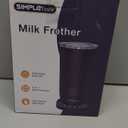 SIMPLETASTE Milk Frother, 4in1 Electric Milk Frother and Steamer, Automatic Warm and Cold Foam Maker and Milk Warmer for Latte, Cappuccinos, Dark Blue