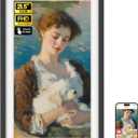 BIGASUO 21.5" Large Digital Picture Frame 64GB, Frameo Digital Photo Frames WiFi with 1920x1080 FHD IPS Touch Screen, Share Photos/Videos Via Frameo App/USB/SD, Photo Gifts for Parent and Grandparent