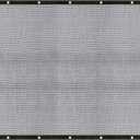 Cool Area 60-70% Shade Cloth 6.5x10FT Heavy Duty Knitted Mesh Tarp with Grommets Shade Trap for Patio Canopy Garden Porch Greenhouse Pools Dump Truck Dog Kennel Black