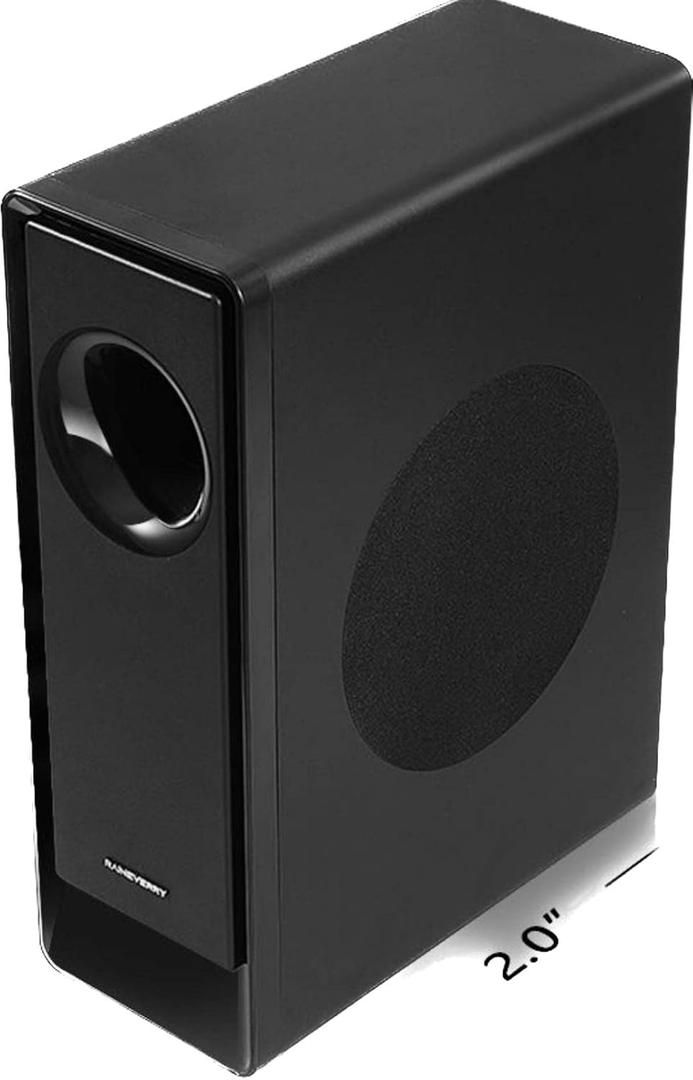5.1 SUBWOOFER Only, NO Adapter.Sound BAR System Does NOT Support More Than 1 SUBWOOFER Speaker. 5.1 SUBWOOFER Only, NO Adapter.Sound BAR System Does NOT Support More Than 1 SUBWOOFER Speaker.