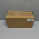 Toovip 100 Pack 5.25x3.25x8.25 Inch Small Plain Brown Kraft Paper Bags with Handles Bulk, Gift Bags for Favor Grocery Retail Party Birthday Shopping Business Goody Craft Merchandise Take Out Sacks