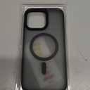 TORRAS Magnetic Shockproof for iPhone 16 Pro Max Case, [Fit for MagSafe] [Military-Grade Drop Tested] Translucent Slim Protective for iPhone 16 Pro Max Case Anti-Fingerprint Anti-Scratch, Black