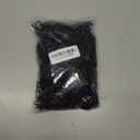 7.7" 500 Pcs Cotton Hang Tag String Fasteners for Gifts Luggage Label Attachment Clothing (Black)