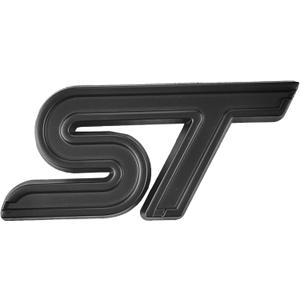 OnlyYou.X 1 ST Emblem 3D Logo ST Badge Thick Decal Sticker 1 Piece for Pickup and Car Metal Black