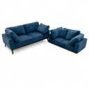 Lakeview Madison Fabric Sofa Loveseat Living Room Set
