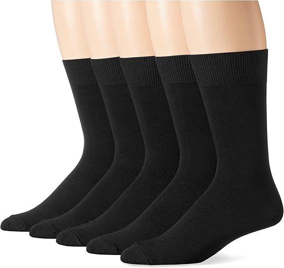 Men's Solid Dress Socks Socks 4 Pairs

10-12