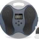 EMS Foot Stimulator, Rechargeable EMS Foot Massager for Neuropathy, TENS & EMS Foot Circulation Stimulator for Pain Relief/Circulation/Plantar Fasciitis, 1.5KG Thin Remote Electrical Muscle Stimulator (Gray)