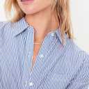 Old Navy Large Striped Blue Shirt