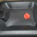 Performance Tool W4078 24-Quart Oil Drain Container, Deep Drain Well, Integrated Handle, Sealing Rubber Gaskets, Black