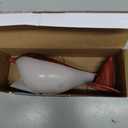 Bird Small Desk Lamp, Dimmer Kids Night Light for Bedroom, Cordless Table Lamp with 3 Color Temperature and Touch Sensor, Rechargeable Bedside lamp, Hummingbird Lamp (Red)