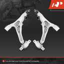 A-Premium 2 x Front Lower Control Arm, with Ball Joint & Bushing, Compatible with Infiniti & Nissan - 2008-2023 - Q50 QX50 Q60 G37 EX35 EX37 & 370Z